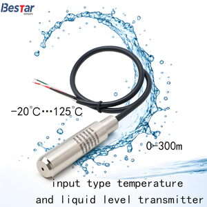 Nouvel arrivage : Capteur de niveau d'eau 316L 4-20mA 0.5...4.5VDC IP68, transducteur de niveau d'eau avec capteur de température 10m-300m - Product Image 5