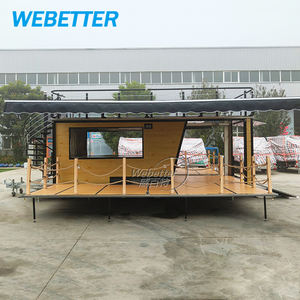 WEBETTER <span class=keywords><strong>Casa</strong></span> Contenedor, Restaurante Móvil, Cafetería Móvil Portátil, Remolque de Bar de Jugos - Product Image 3