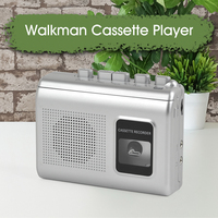 Mini enregistreur audio rétro portable avec lecteur de cassette Walkman, prêt à être expédié, vente en gros