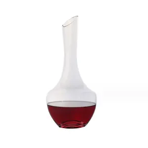 KOSTENLOSE PROBE! Hot Selling Long Neck 1500ml Luxus Rotwein Whisky Wodka Kristallglas Spender Bleifreie Glas Dekan ter