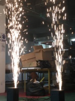 Machine à feux d'artifices de scène, bricolage, à suspendre au plafond, équipement d'éclairage, flamme maison