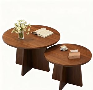 Nordic Style Solid Wood <strong>Coffee</strong> <strong>Table</strong> Minimalist Modern Design for Small Home or Apartment for Living or Bedroom - Product Image 1