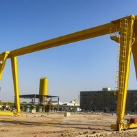 Grue portique monopoutre à grande portée 5T 10T 20T 30T avec palan électrique pour chantier de construction