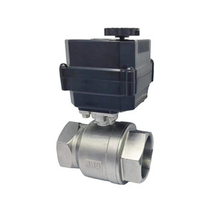 Válvula de bola motorizada Flomarvel FH-B IP67 normalmente cerrada, 15 Nm, UPVC, BSP, NPT, con certificación CE, RoHS, NSF61, DN32, DN40, DN50, 12V, 24V, 11 - Product Image 1