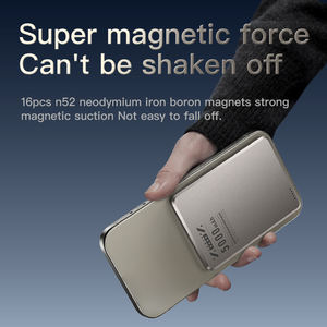 Cargador Inalámbrico Magnético LX6 de 15W con PD de 20W y Construcción de Aleación de Aluminio - Product Image 5