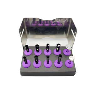 Kit de retrait d'implants dentaires avec trepan, poignée ergonomique, usage dentaire professionnel, ensemble de forets chirurgicaux certifié CE, Classe II 1 - Product Image 2