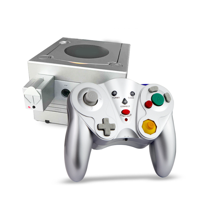 2.4G Wireless Game Controller for Gamecube Retro Classic Gamepad for NGC Games Controller With Adapter