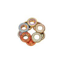 Boîte en fer blanc haut de gamme avec fenêtre, petite taille 1-3g, estampage à chaud or, pour produits de santé, gâteaux, bonbons, chocolats, aliments pour animaux, coffret cadeau