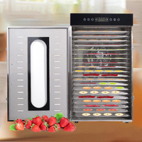 Professionele Cassave Vlees Industriële Commerciële 24-Tray Groente Dehydrator Voedsel Droogmachine Fruit Dehydrator Machine