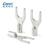 Cosses nues en cuivre série SNB cosses non isolées Type U fil de câble bornes électriques borne à vis fourche bêche connecteur à sertir