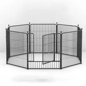 Goedkope Gelast Gaas Hondenkennel Outdoor Huis Kooien Huisdier Metalen Kooi