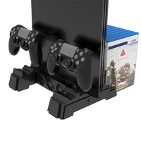 Support de refroidissement multifonction pour console mince Ps4 pour station de charge pour contrôleur Ps4