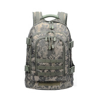 Sac à dos tactique 25L grande capacité, imperméable, fermeture éclair, polyester, camouflage, double épaule, sac à dos de sport de plein air