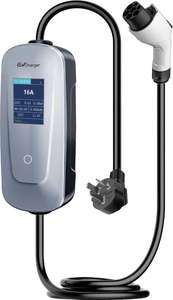 เครื่องชาร์จรถยนต์ไฟฟ้า New Najer NJE-7KW รองรับ Ocpp หัวชาร์จ <span class=keywords><strong>Mennekes</strong></span> Type 2 32A 3 เฟส 7KW Wallbox สถานีชาร์จเร็ว - Product Image 2