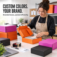 Boîtes pliables personnalisées pour kits d'abonnement avec impression de logo, carton ondulé 2 mm, OEM