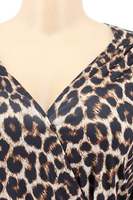 Robe mi-longue décontractée pour femme, imprimé animal, sexy, en coton, à volants, manches longues, léopard, collection automne-hiver 2021, vêtements pour femme