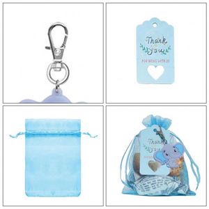 Promotion Baptism Souvenirs <b>Elephant</b> Key Chains Party <b>Decoration</b> Keychain for Baby Shower - Product Image 4
