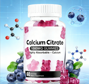 Gomitas de Citrato de Calcio, Suplemento para el Cuidado de la Salud, Apoyo para Huesos, Músculos e Inmunidad, Suplementos de Calcio Masticables de Alta Absorción para Mujeres - Product Image 4