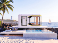 Toilettes portables avec douche intégrée, salle de bain mobile tout-en-un, unité sanitaire pour camping, chantier de construction, utilisation d'urgence