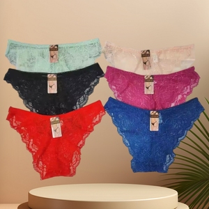 Culottes string sans couture pour femmes, design élégant, couleur unie, taille basse, sous-vêtements confortables en spandex et nylon - Product Image 4