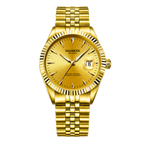 Montre homme chronographe automatique mécanique Miyota en acier inoxydable de luxe personnalisée, cadran à aiguilles, bracelet de 20 mm, résistante à l'eau - Product Image 4