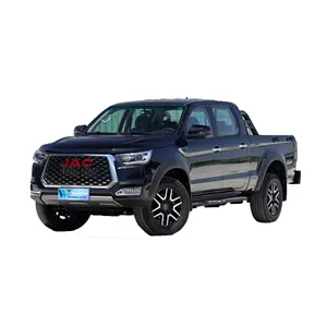 2023 핫 세일 디젤 구동 자동차 JAC T8 프로 2WD 샤프 대형 하이 퀄리티 픽업 트럭 디젤 4x4 5 시트 성인용 픽업 자동차