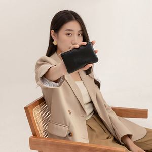Low Moq Mini <b>Keychain</b> Small <b>Wallet</b> for Unisex Designer Luxury Catalogue Money Gift Zipper Coin Purse - Product Image 6
