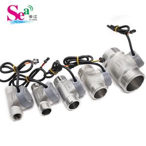 DIJIANG ステンレス鋼 DN15-DN50 ネジ接続出力 NPN パルス測定 水流量 水力タービンヒーター 流量センサー - Product Image 4