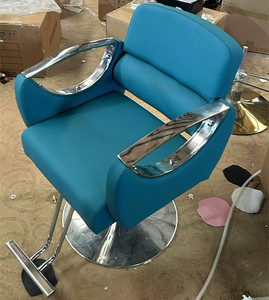 Sillas de Peluquería, Sillas de Peluquería Elevables y Giratorias de Acero Inoxidable para Corte y Estilismo, Silla de Barbero al por Mayor - Product Image 1