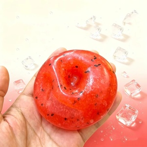 Vaseline Strawberry Squishy Slow <b>Rebound</b> Stress Relief Toy, Decompression Realistic Fruit Squishy Fun - Product Image 6