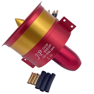 Ventilateur violent tout métal de 80 mm avec ensemble d'hélices avant et arrière, ventilateur à jet <span class=keywords><strong>EDF</strong></span> à 12 pales - Product Image 1