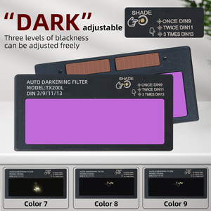 Bộ lọc hàn tự động làm tối bằng năng lượng mặt trời cho mũ hàn, kính bảo hộ mắt hàn, kính hàn, mặt nạ bảo vệ mặt - Product Image 2