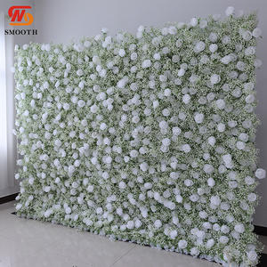 Handmade 8ft X 8ft Smooth <b>Baby</b> <b>Breath</b> Flower Wall Gypsophila Artificial Flowers Backdrop for Event <b>Baby</b> Shower Party Decoration - Product Image 4