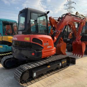 Mini pelle sur chenilles d'occasion Kubota U55 du Japon multifonctionnelle Flexible petit Kubota U-15 U-20 U-30 U-35 Kx163 Kx155 EPA - Product Image 1