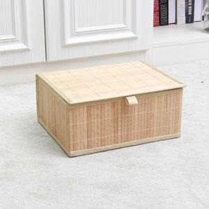 Contenedor de Almacenamiento de Bambú al por Mayor <span class=keywords><strong>Cesta</strong></span> de Supermercado - Product Image 4