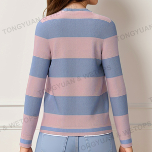 BSCI maglioni personalizzati da donna rosa <span class=keywords><strong>blu</strong></span> maglia universitaria Unisex Delta con bottoni a scollo a V <span class=keywords><strong>Cardigan</strong></span> lavorato a maglia a manica lunga - Product Image 2