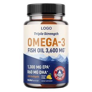 Les suppléments nutritionnels d'acides gras polyinsaturés de capsule molle d'oméga-3 sont riches en huile de poisson EPA et DHA - Product Image 6