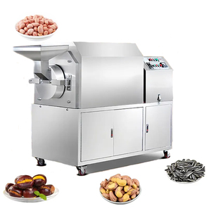 Soybean Sesame Corn Wheat <strong>Peanut</strong> <strong>Roaster</strong> Automatic Dry Fruit Motor Rotary Mini Spice Roast Machine - Product Image 1