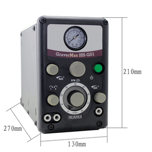 Pulsera portátil anillo piedra tallado ajuste herramientas doble mango G8 configuración rápida grabador neumático máquina de grabado para joyería - Product Image 2