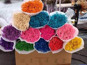 120g Hoa khô tự nhiên bán buôn từ nhà máy, hoa Baby's Breath (hoa bất tử) bó hoa dùng cho đám cưới, trang trí hoa - Product Image 6