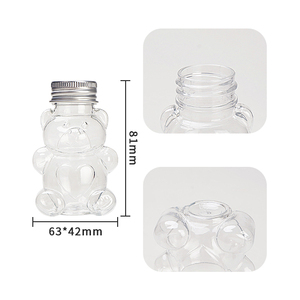 Hot bán container nến container dễ thương Gấu bông bao bì mật ong mứt kín nhựa thực phẩm <span class=keywords><strong>Jar</strong></span> 60ml - Product Image 6