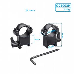 Lightweight Steel Quick Release Lens Bracket, Dual-Size Low Profile Optical <strong>Holder</strong> for Outdoor Field Observation Sports - Product Image 3