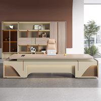 Escritorio Ejecutivo LBZ-90 Boss - Diseño Moderno y Lujoso, Tamaño y Color Personalizables, Material de Madera, Muebles Comerciales de Alta Calidad