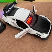 Modèle de voiture de course automobile BETTER Vivid avec horloge numérique, ornements de table
