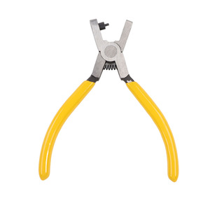 Xinrui Leather Hole Punch <b>Pliers</b> Tool Steel Handle Plastic Belt Making Diy Punching Tool - Product Image 3