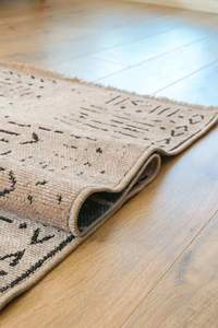 Alfombra de Chenilla con Diseño Geométrico de Diamantes Mira Mink, Ecológica, Apta para Mascotas, Lavable, Antideslizante, de Poliéster y Algodón, Moderna para el Hogar - Product Image 4