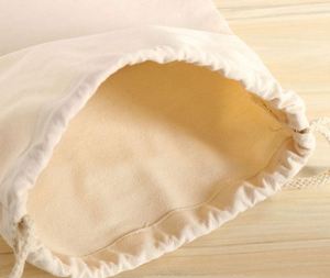 Custom High Quality Natural Canvas <b>Bag</b> Eco-Friendly <b>Drawstring</b> Gift <b>Bag</b> Cotton Storage <b>Bag</b> - Product Image 5