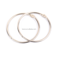 75mm Nickel Color Book Rings, Großhandel Lose blatt ring