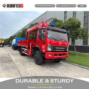Equipo de Elevación Móvil de Pluma Larga de 8000 kg, Pluma de 5 Secciones de 18.2 m, Altura Máxima de Elevación de 20.5 m, Grúa para Camión de Construcción Multiusos - Product Image 2