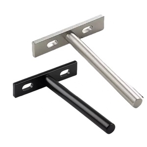 Support <span class=keywords><strong>d</strong></span>'étagère flottante triangulaire en acier inoxydable personnalisé, support <span class=keywords><strong>de</strong></span> palette multicouche, design moderne et simple, montage sur armoire, multicolore - Product Image 3